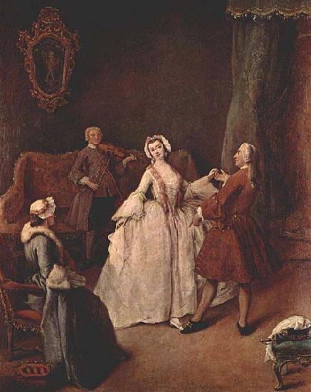 Pietro Longhi The Dancing Lesson oil painting picture